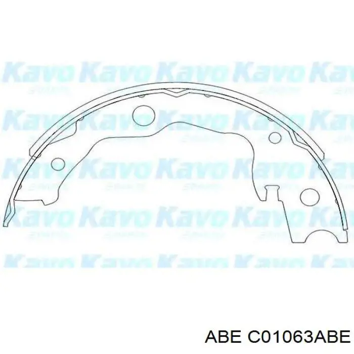 Колодки ручника C01063ABE ABE