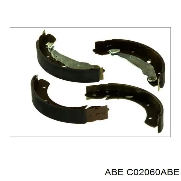 Zapatas de frenos de tambor traseras C02060ABE ABE