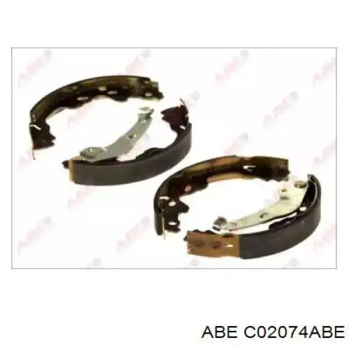 Барабанные колодки ABE C02074ABE
