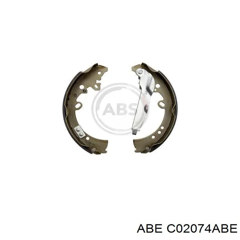 Задние барабанные колодки C02074ABE ABE