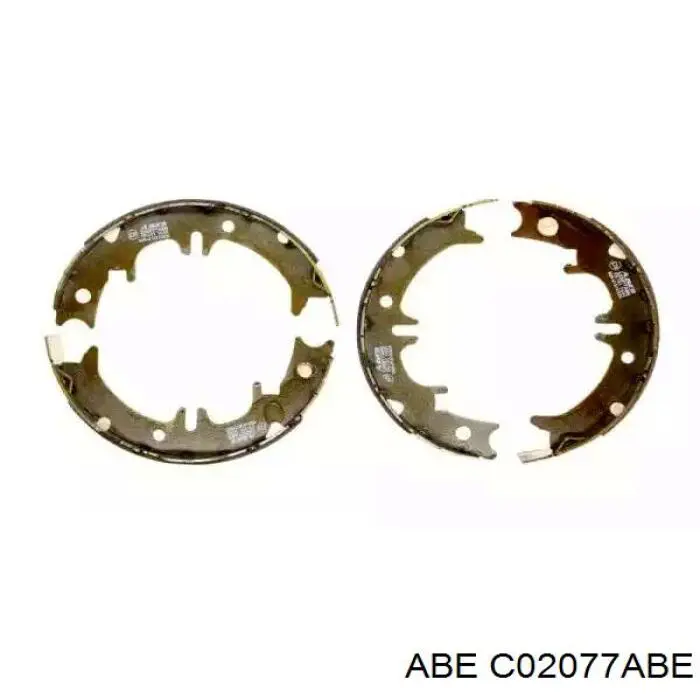 C02077ABE ABE колодки ручника (стояночного тормоза)