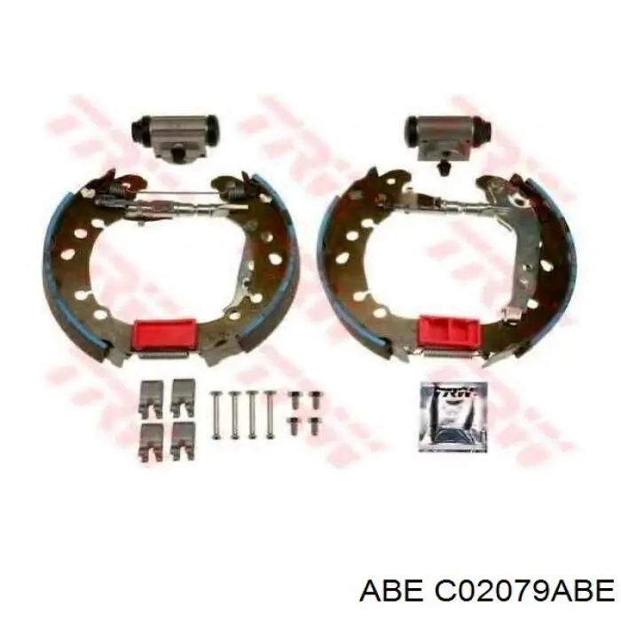 Задние барабанные колодки C02079ABE ABE