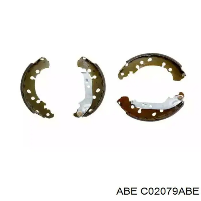 Задние барабанные колодки C02079ABE ABE