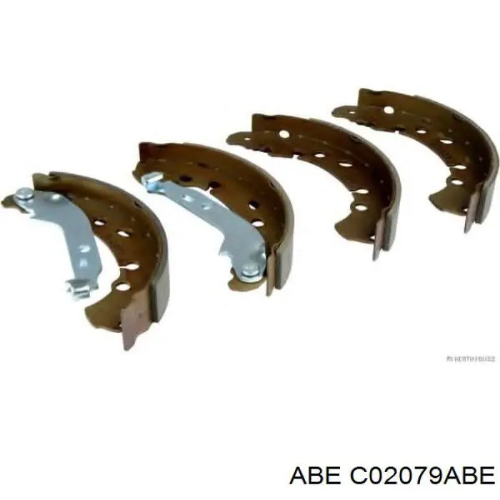 Купить C02079ABE ABE Задние барабанные тормозные колодки