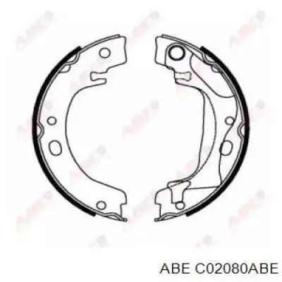 Задние барабанные колодки C02080ABE ABE