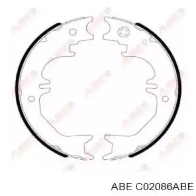 C02086ABE ABE Тормозные колодки ручника