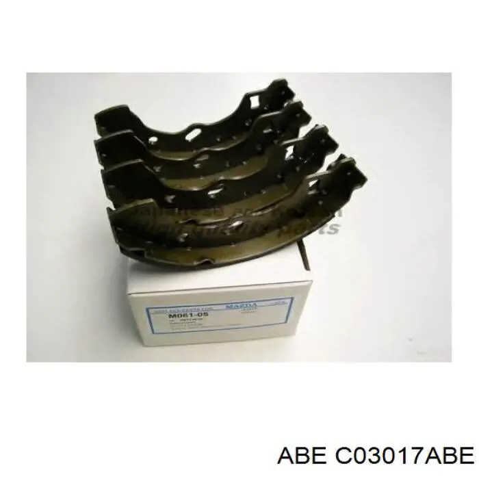 Купить C03017ABE ABE Задние барабанные тормозные колодки