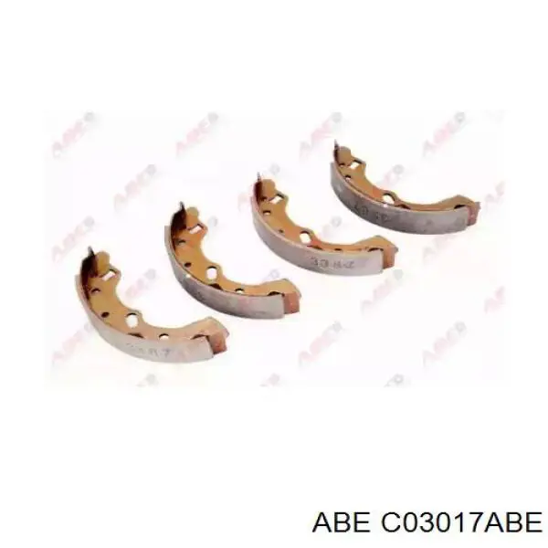 Задние барабанные колодки C03017ABE ABE