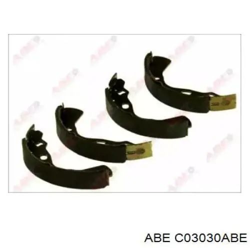 Тормоза рабочие задние ножные и тормозные барабаны ABE C03030ABE цена, от 12.57 USD