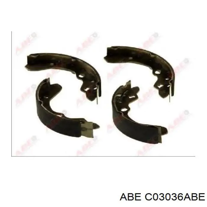 Тормоза рабочие задние ножные и тормозные барабаны ABE C03036ABE цена, от 13.86 USD