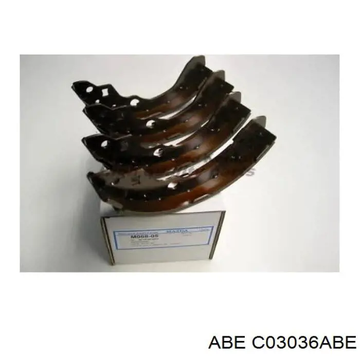 Купить C03036ABE ABE Задние барабанные тормозные колодки