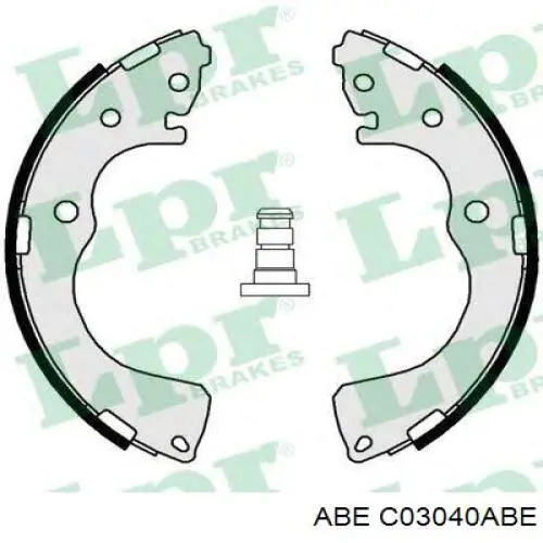 Задние барабанные колодки C03040ABE ABE