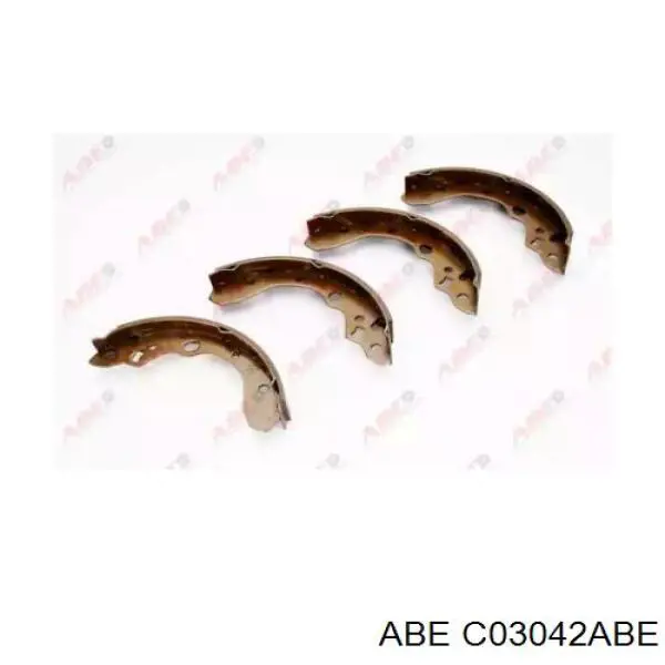 Задние барабанные колодки C03042ABE ABE