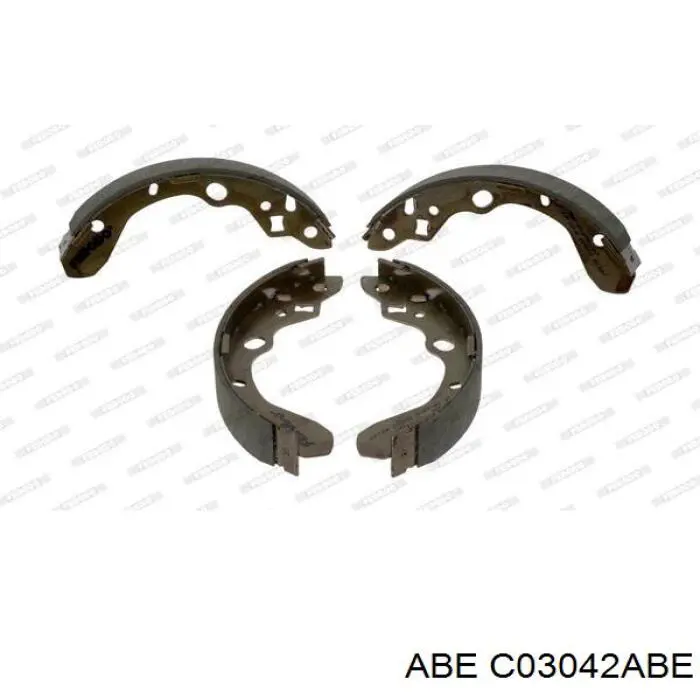 Тормоза рабочие задние ножные и тормозные барабаны ABE C03042ABE цена, от 17.88 USD