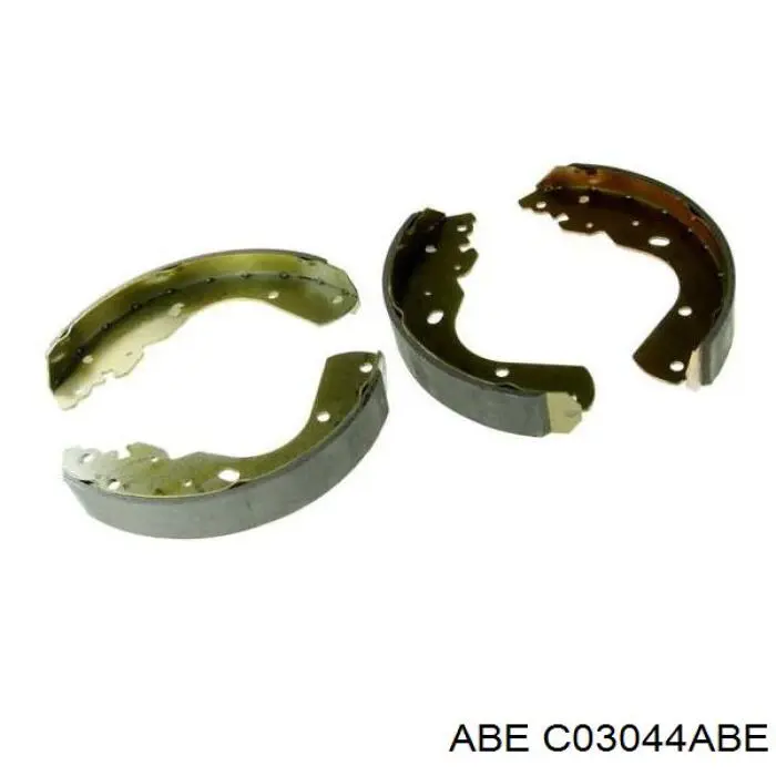 Купить C03044ABE ABE Задние барабанные тормозные колодки