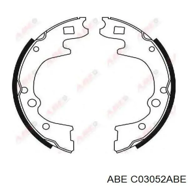 Барабанные колодки ABE C03052ABE