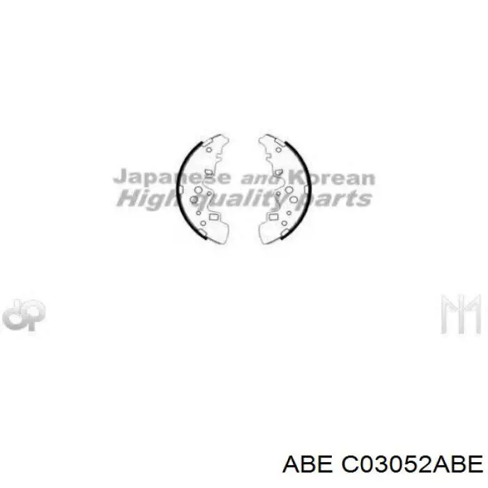 Задние барабанные колодки C03052ABE ABE