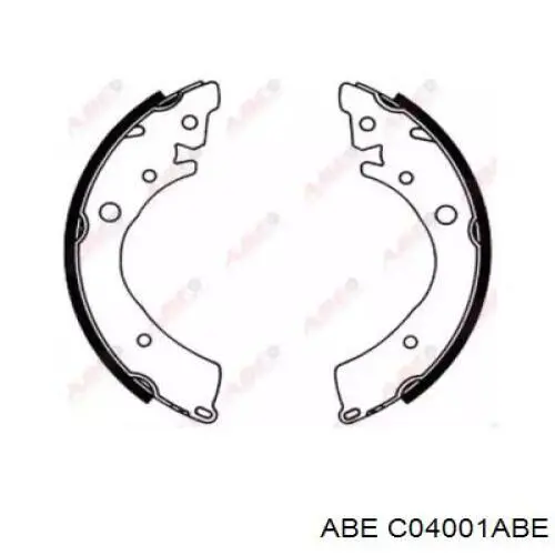 Колодки гальмові задні, барабанні C04001ABE ABE