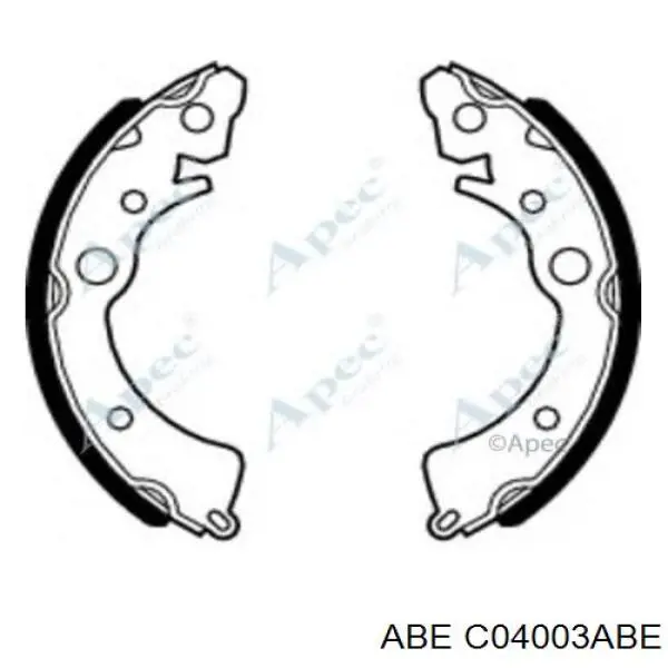C04003ABE ABE Барабанные тормозные колодки