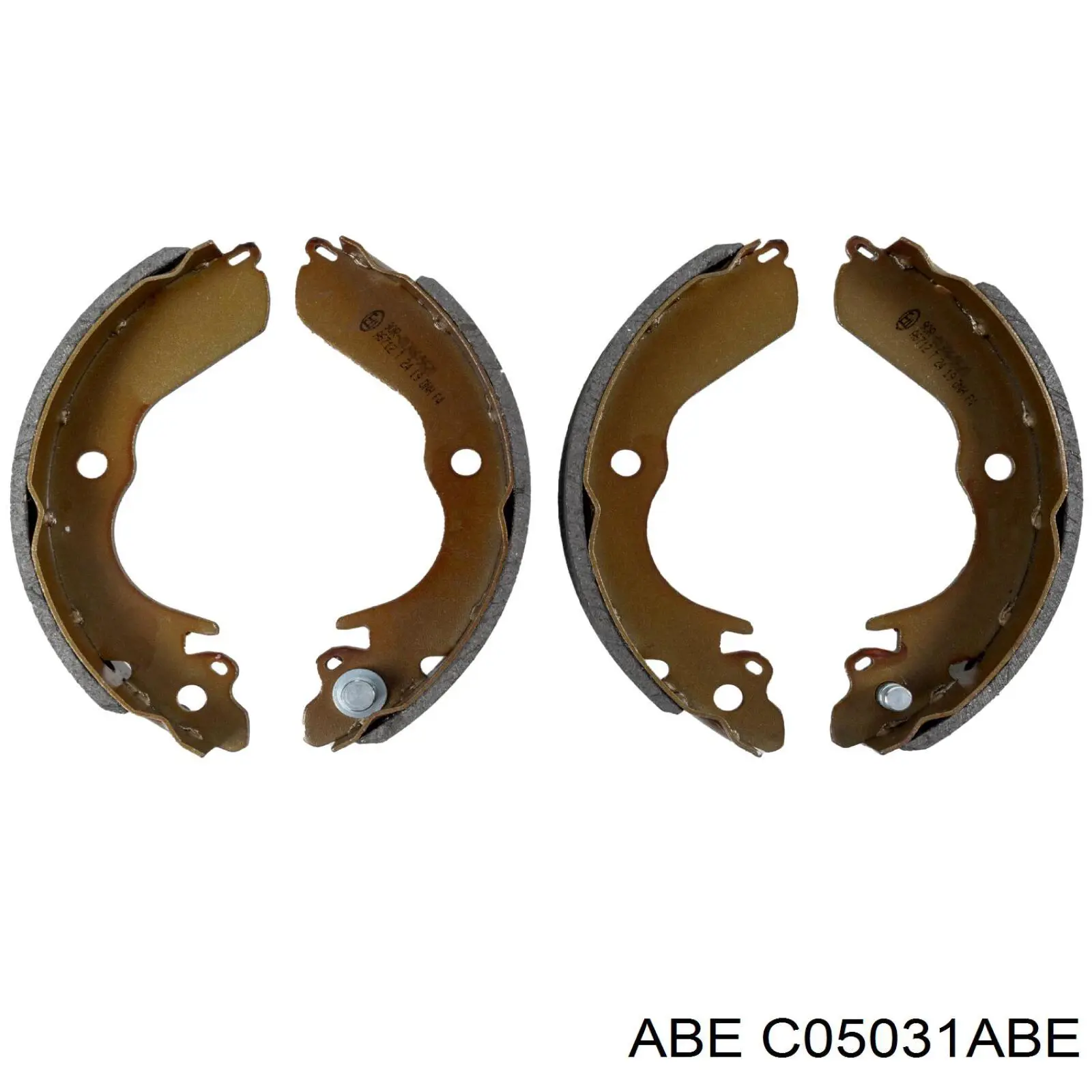 Купить C05031ABE ABE Задние барабанные тормозные колодки