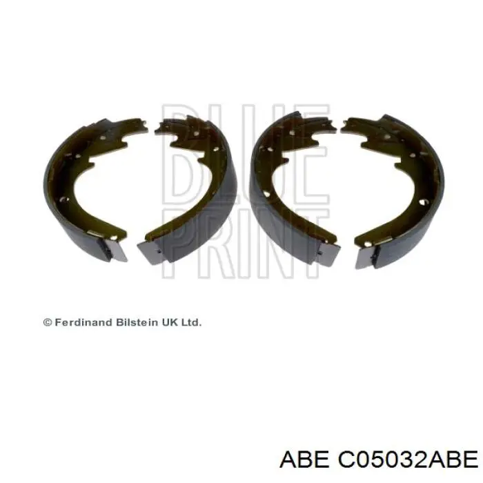 Задние барабанные колодки C05032ABE ABE