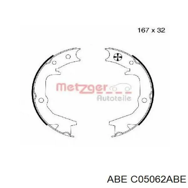 Колодки гальмові задні, барабанні C05062ABE ABE