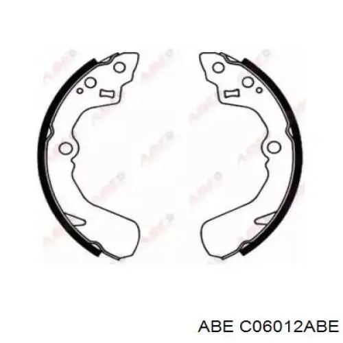 Задние барабанные колодки C06012ABE ABE