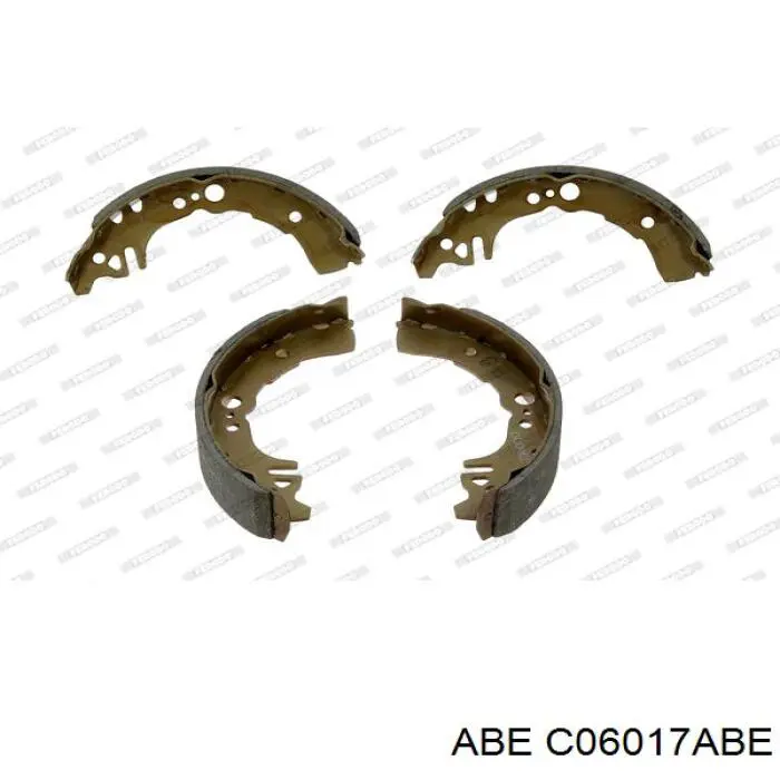 Купить C06017ABE ABE Задние барабанные тормозные колодки