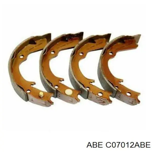 Купить C07012ABE ABE Колодки ручника/стояночного тормоза