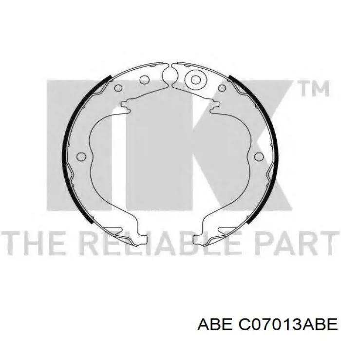 C07013ABE ABE Тормозные колодки ручника