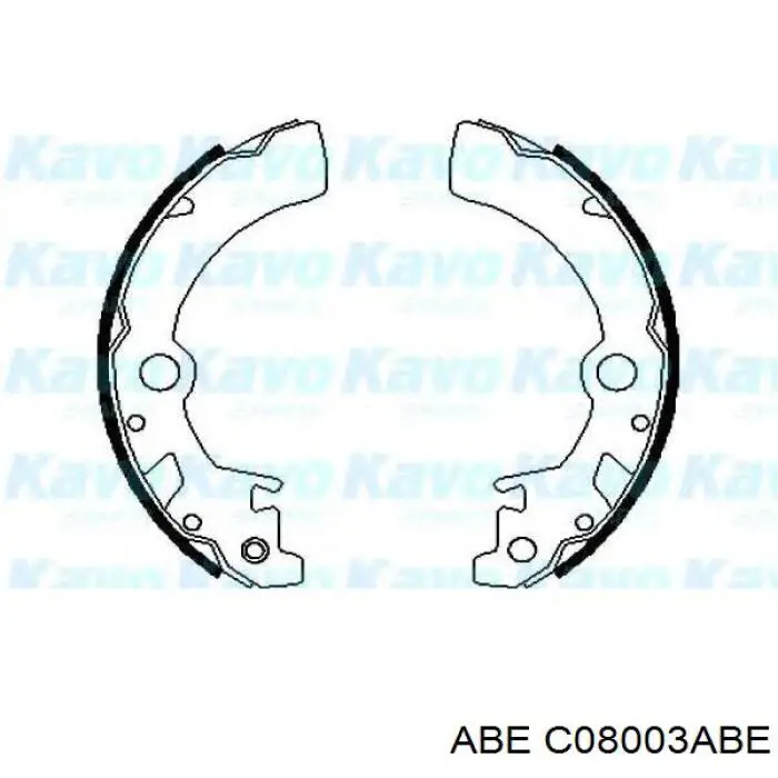 Задние барабанные колодки C08003ABE ABE