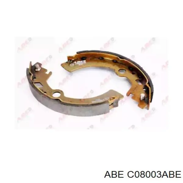 Задние барабанные колодки C08003ABE ABE