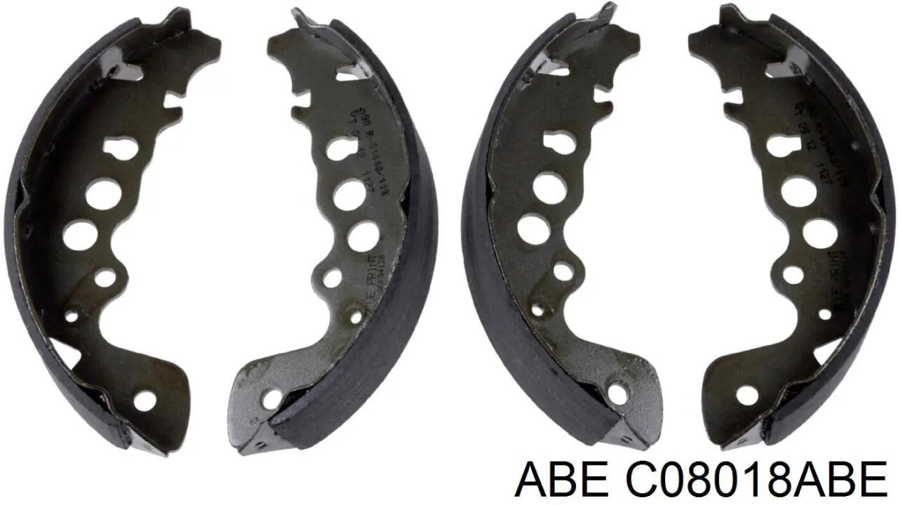 Тормоза рабочие задние ножные и тормозные барабаны ABE C08018ABE цена, от 20.09 USD