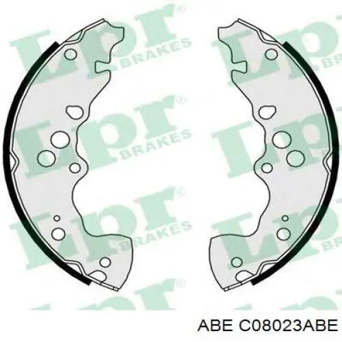 Задние барабанные колодки C08023ABE ABE