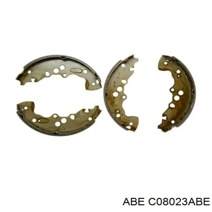 Купить C08023ABE ABE Задние барабанные тормозные колодки