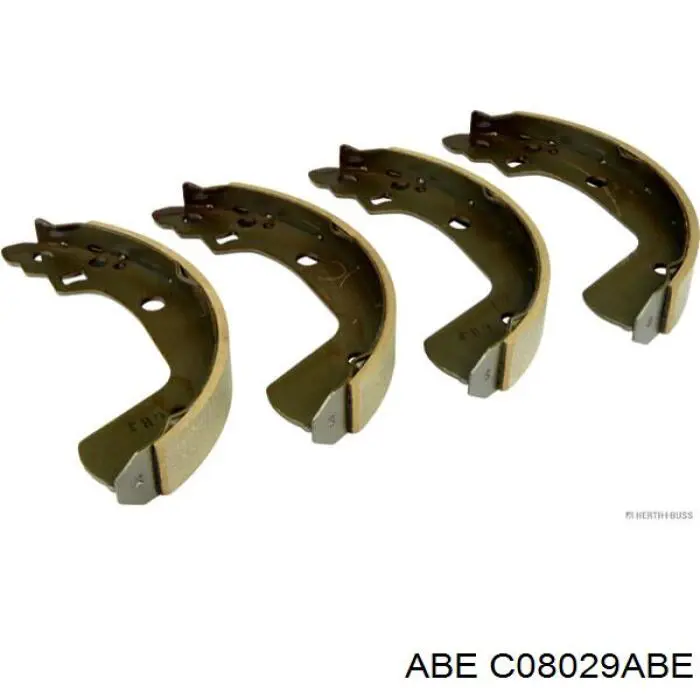 Тормоза рабочие задние ножные и тормозные барабаны ABE C08029ABE цена, от 14.71 USD