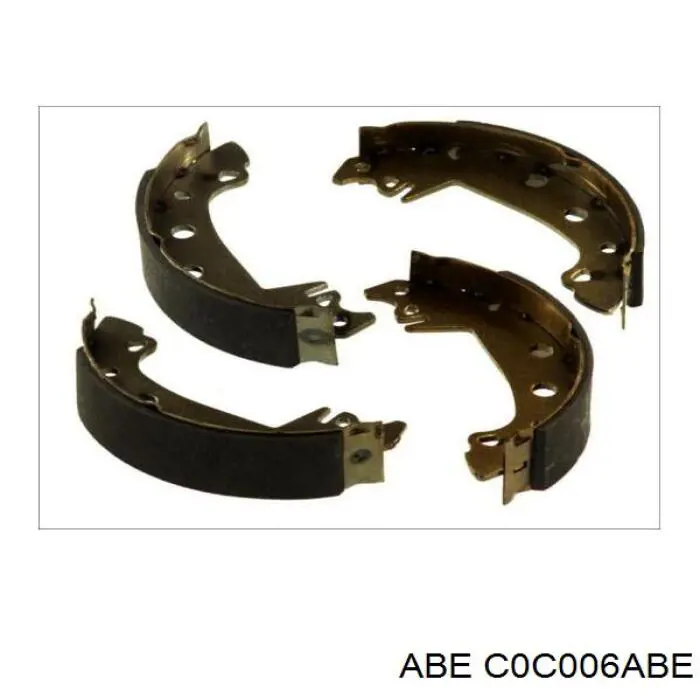 Купить C0C006ABE ABE Задние барабанные тормозные колодки