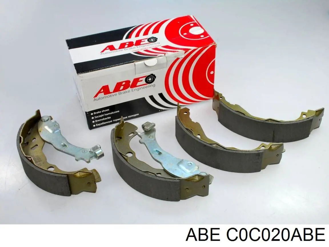 Задние барабанные колодки C0C020ABE ABE