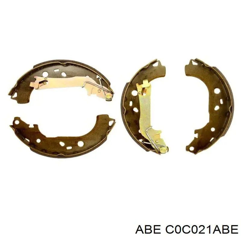 Купить C0C021ABE ABE Задние барабанные тормозные колодки