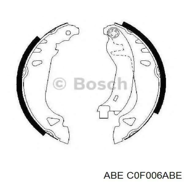 Барабанные колодки ABE C0F006ABE