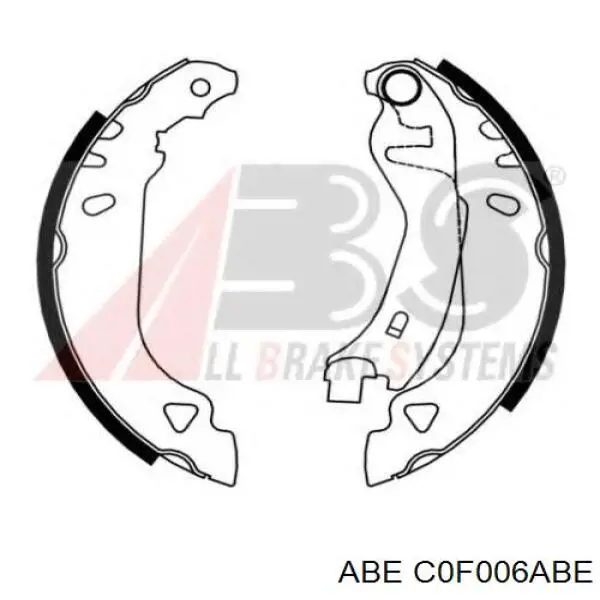 Тормоза рабочие задние ножные и тормозные барабаны ABE C0F006ABE цена, от 13.68 USD