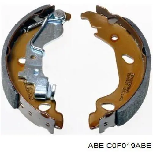 Купить C0F019ABE ABE Задние барабанные тормозные колодки
