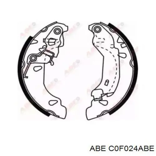 Задние барабанные колодки C0F024ABE ABE