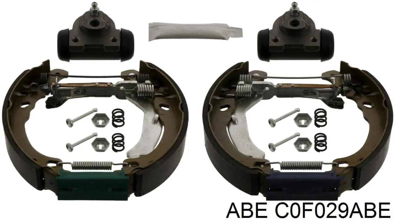 Купить C0F029ABE ABE Задние барабанные тормозные колодки
