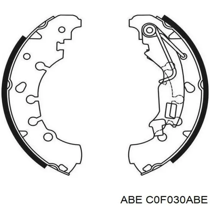 Барабанные колодки Starline BC08770