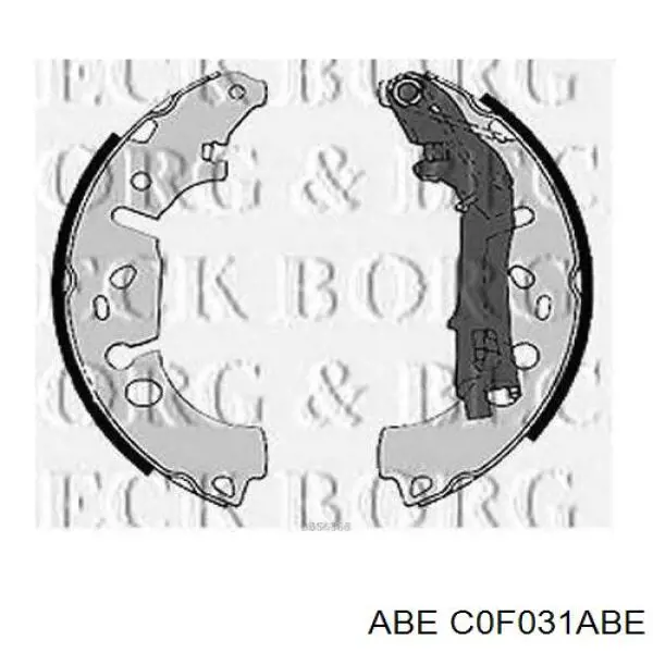 Купить C0F031ABE ABE Задние барабанные тормозные колодки