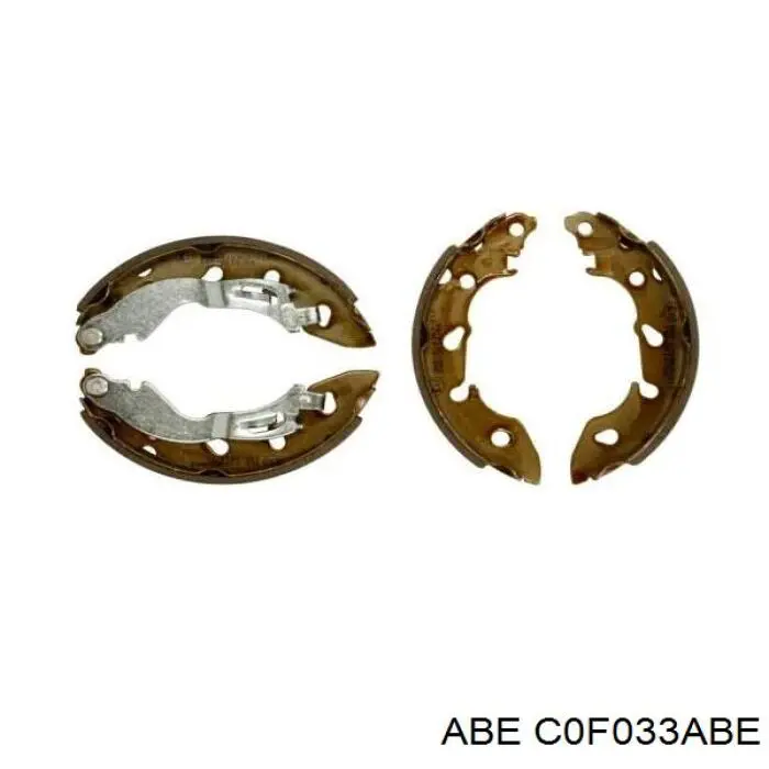 Купить C0F033ABE ABE Задние барабанные тормозные колодки