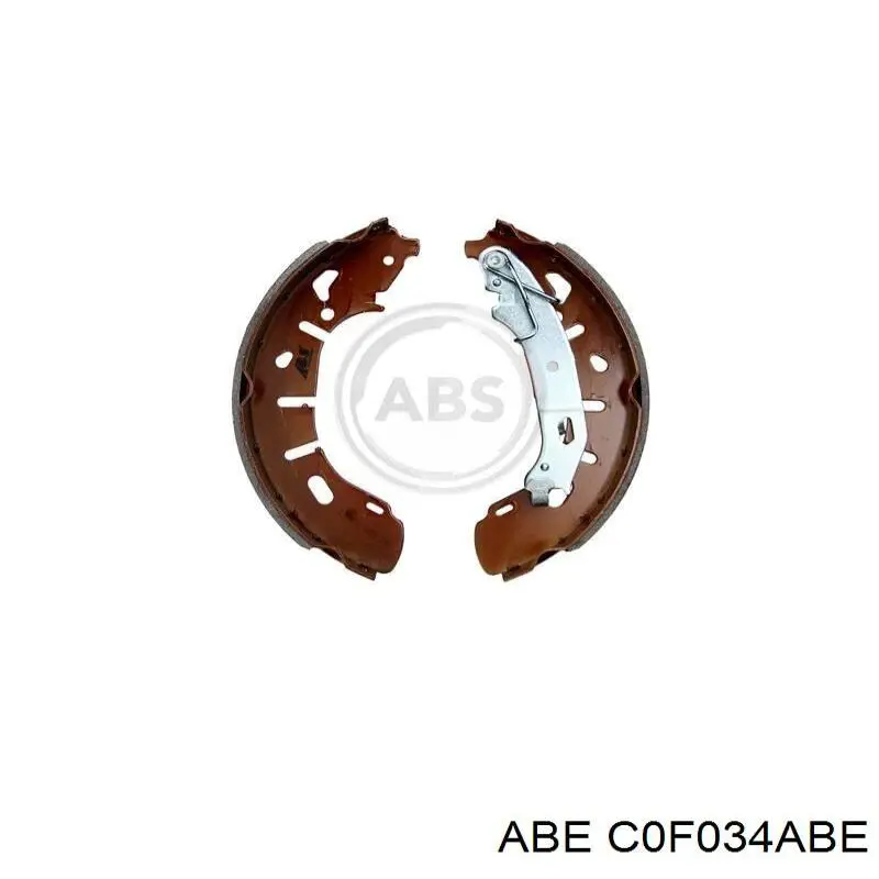 Купить C0F034ABE ABE Задние барабанные тормозные колодки