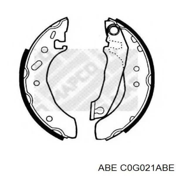 Барабанные колодки ABE C0G021ABE
