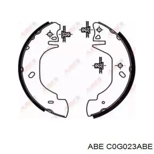 Задние барабанные колодки C0G023ABE ABE